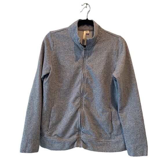 Pure Jill Gray Full Zipper Jacket Medium - Picture 1 of 3